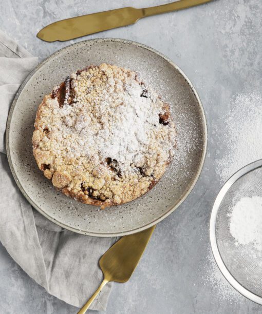 Cake knife and spatula Golden
