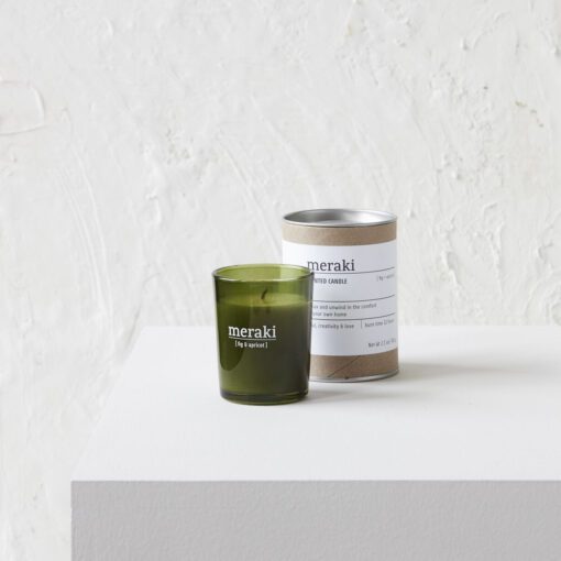 Scented small candle Fig & apricot