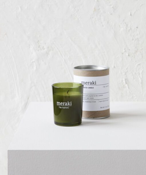 Scented small candle Fig & apricot
