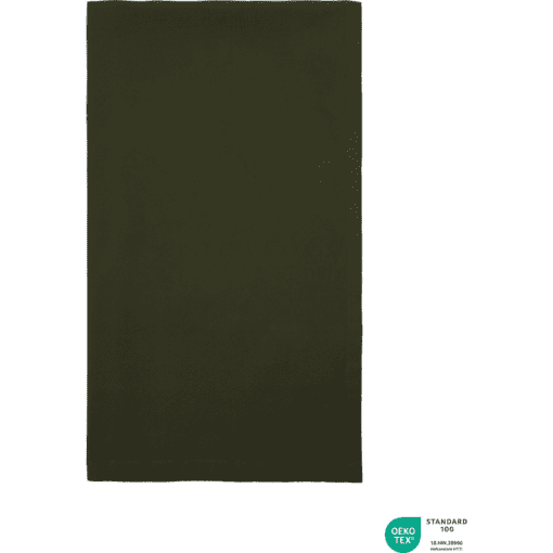 Dark green tablecloth