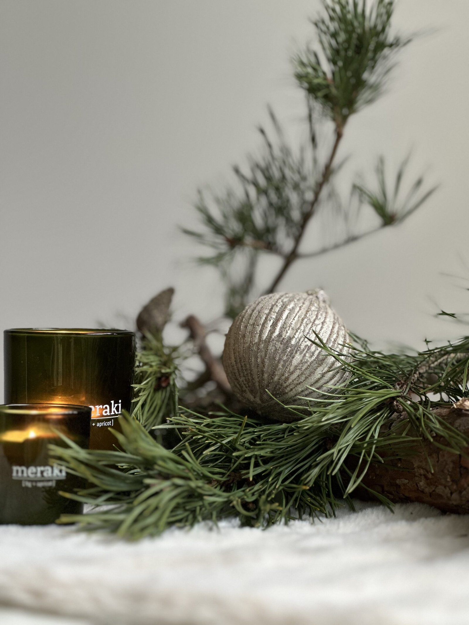 Prabangus stiklinis papuošimas eglutei „Norille“